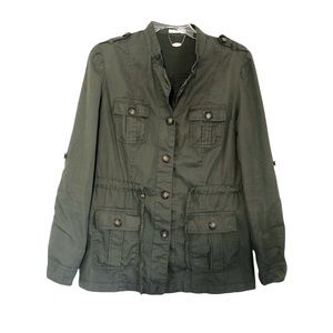 Fashion Army Green Army Jacket 100% Cotton